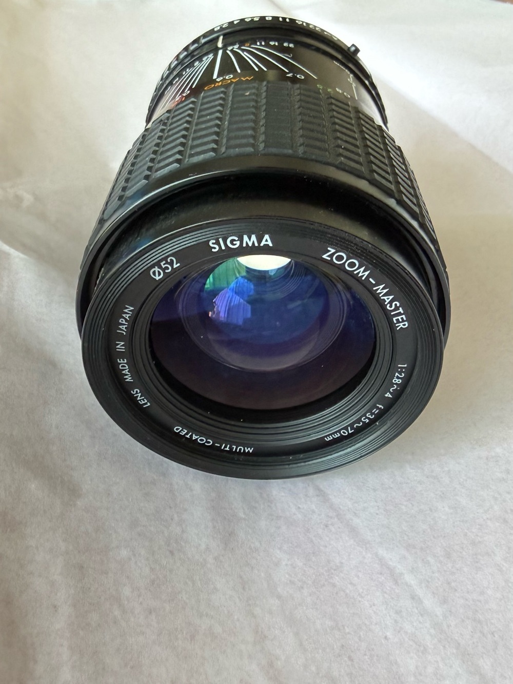Sigma Zoom-Master 35-70mm f/2.8-4 Multi-Coated Manual Lens - Pentax K PK Mount